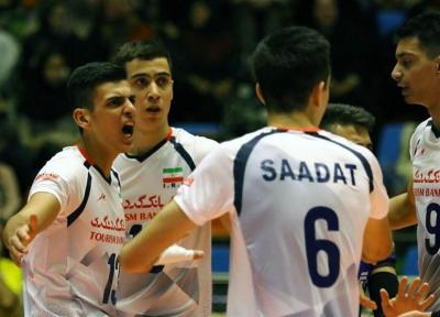 فزونی نوجوانان والیبال ایران برابر برزیل