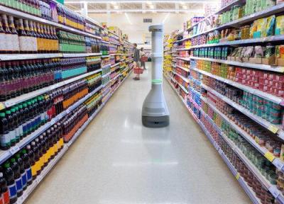 ربات ناظر فروشگاه برای کنترل قفسه های خالی