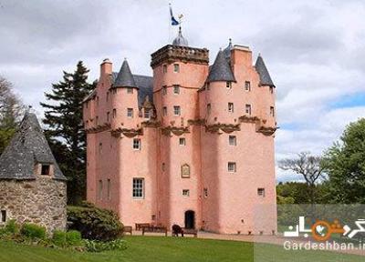 قلعه کرایژیوار، خانه ای تاریخی در اسکاتلند به رنگ صورتی