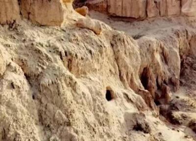 عکس ، ادعای کشف معبد 2 هزارساله در کرمان! ، بنای کشف شده متعلق به دوران ساسانیان است